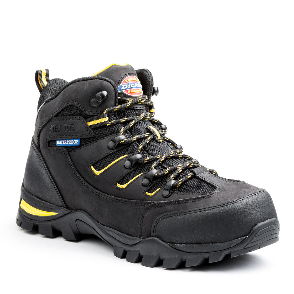 Dickies Men's Sierra Black Steel Toe Safety Hiker DW6525
