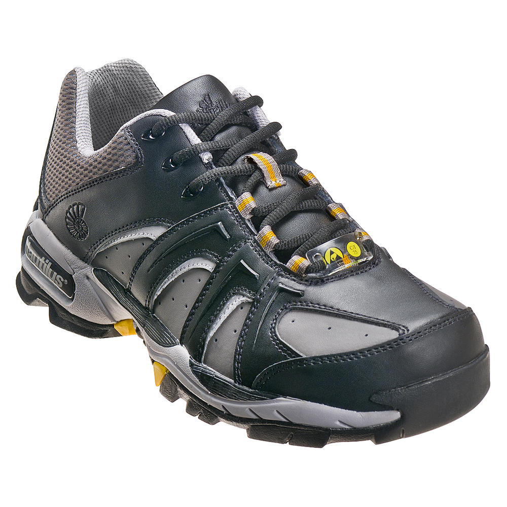 Nautilus Safety Footwear Men's N1333 Static Dissipating Steel Toe ESD Work Shoe Wide Width Available - Black