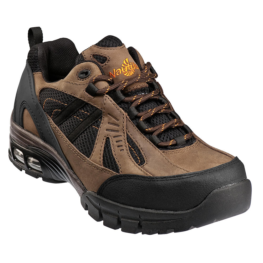Nautilus Safety Footwear Men's N1700 Composite Toe EH Athletic Work Shoe Wide Width Available - Brown