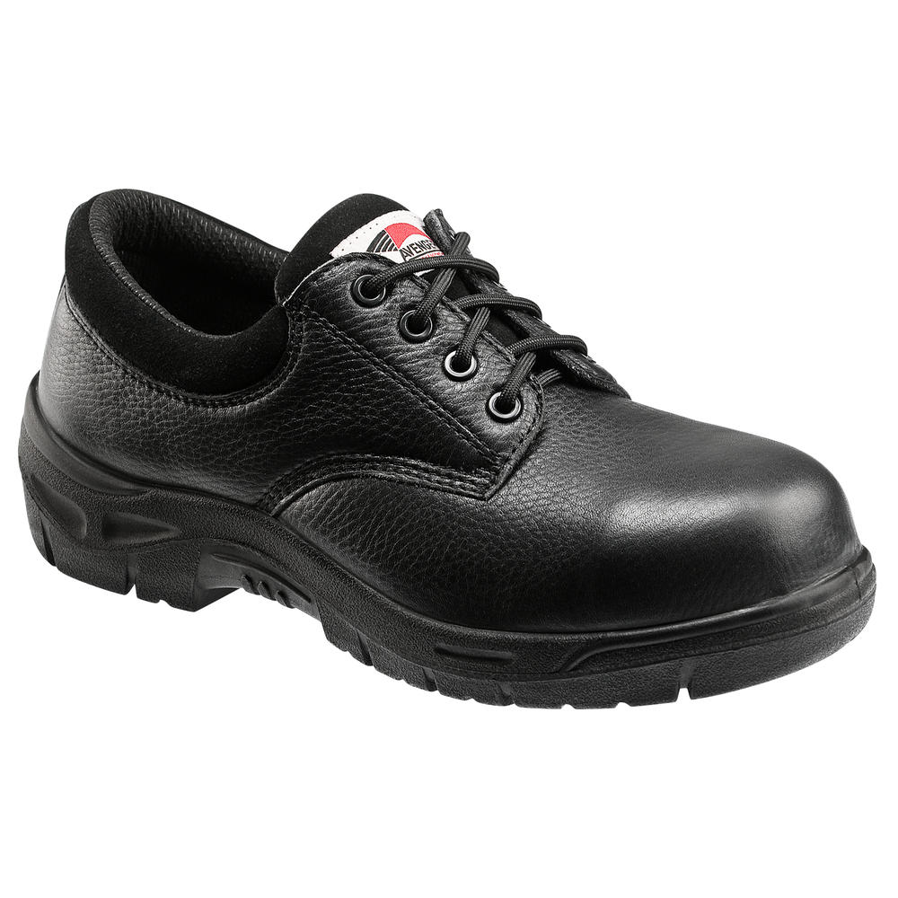 Avenger Safety Footwear Men's Composite Toe Electrical Hazard Work Oxford A7113 - Black