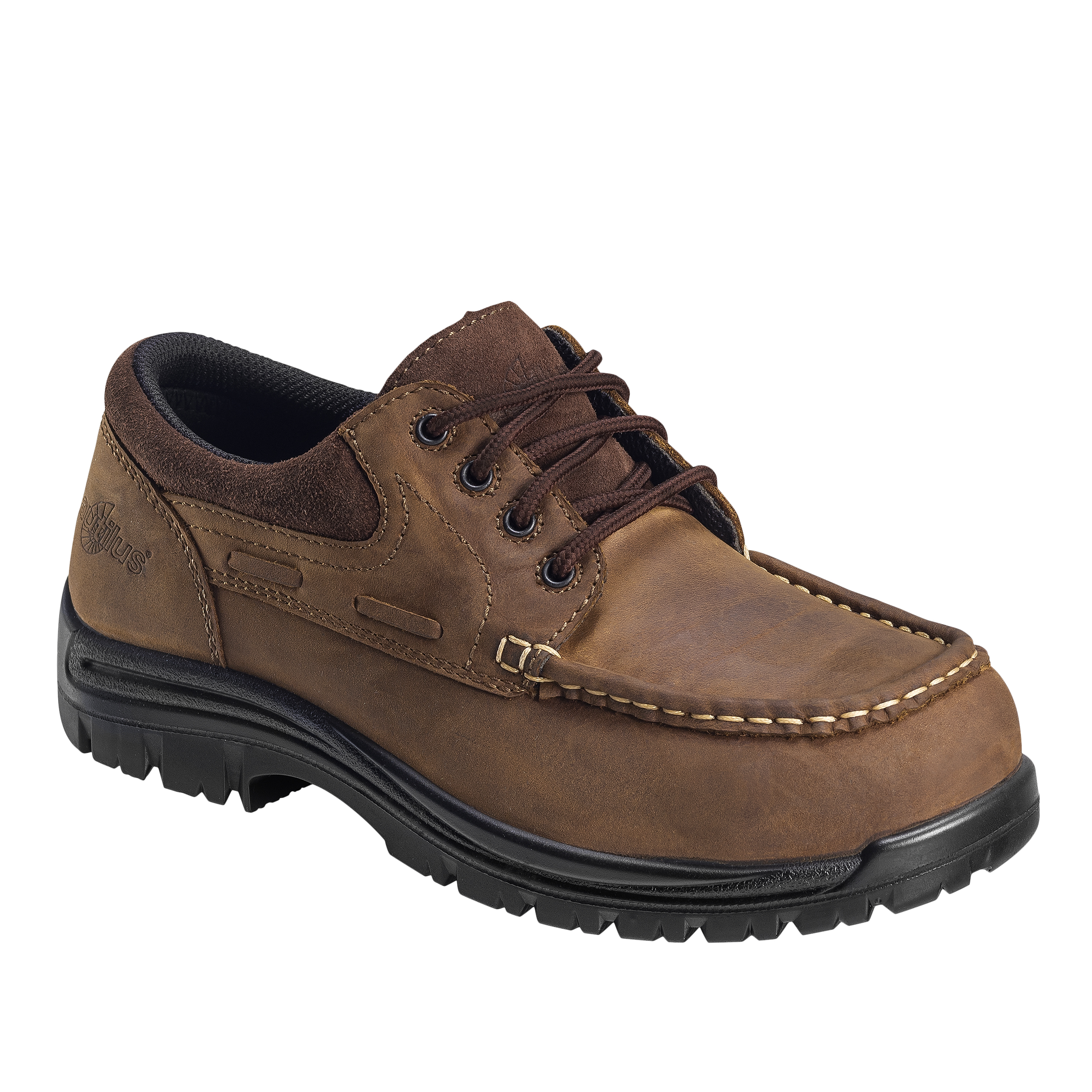 Nautilus Safety Footwear Men's N1826 Composite Toe EH Leather Work Shoe Wide Width Available - Brown