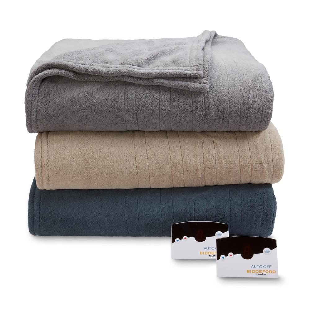 Biddeford Blankets Heated Microplush Blanket