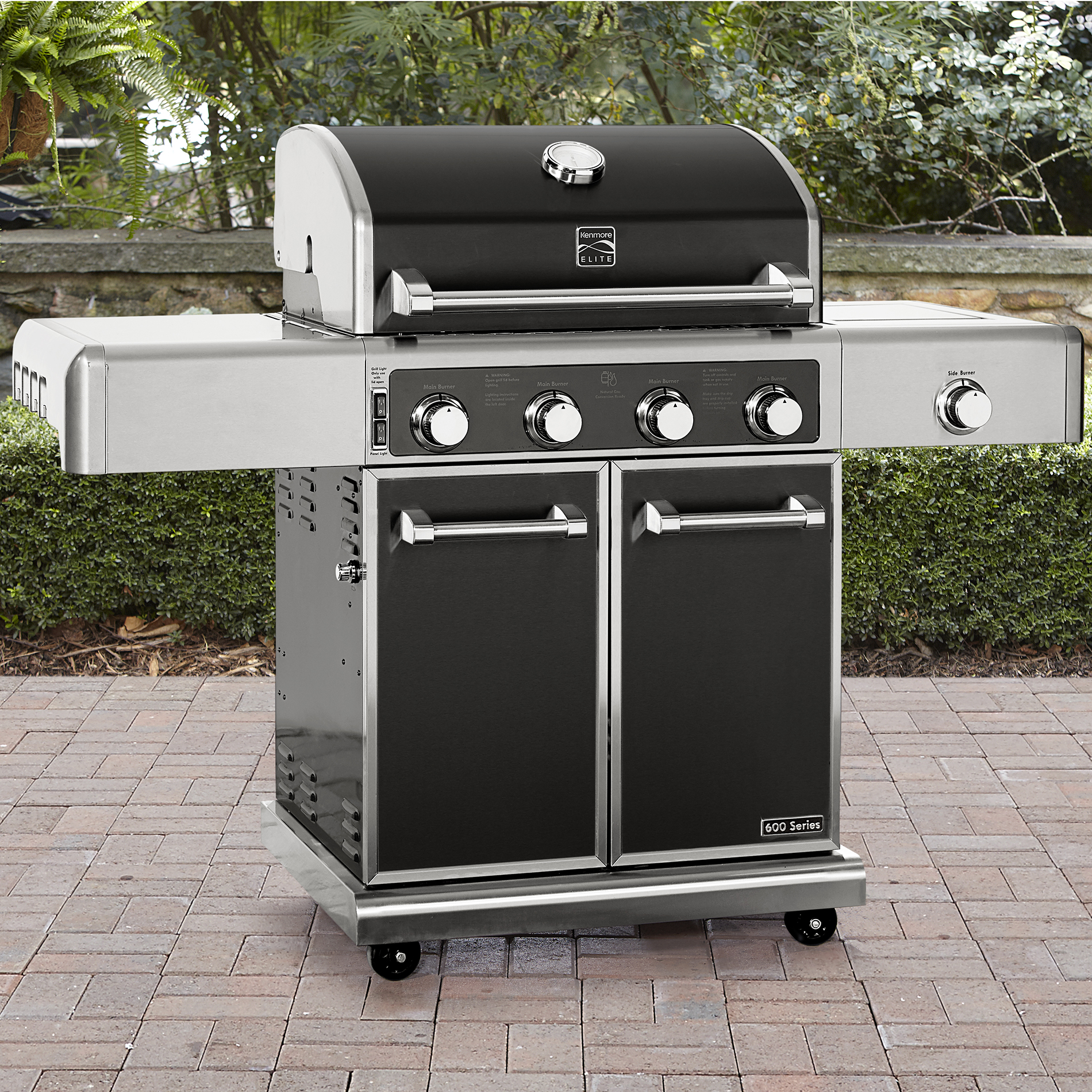Kenmore Elite 4Burner LP Gas Grill with Side Burner Shop Your Way