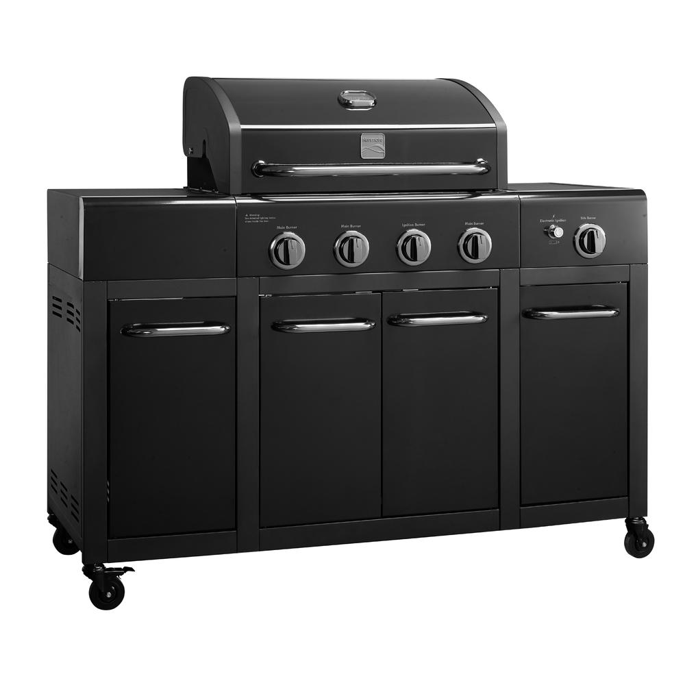 Kenmore 4-Burner Gas Grill with Storage