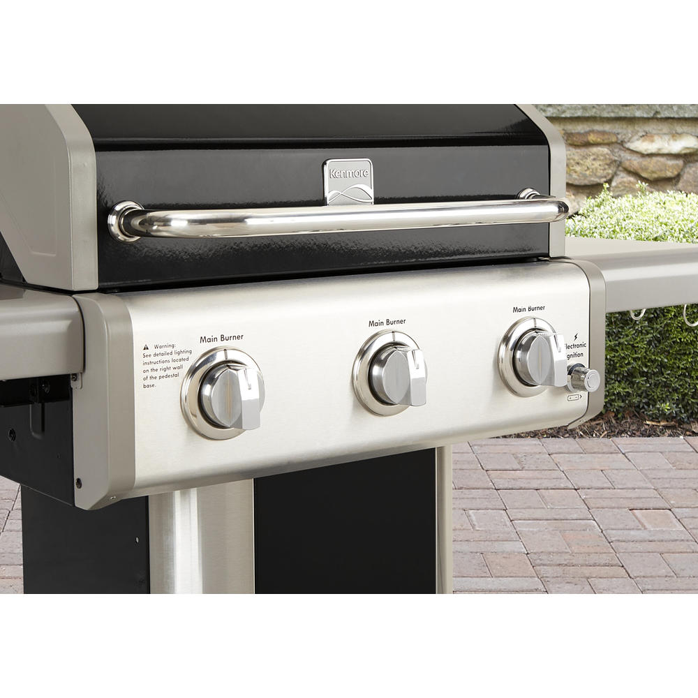 Kenmore 3Burner LP Grill Black
