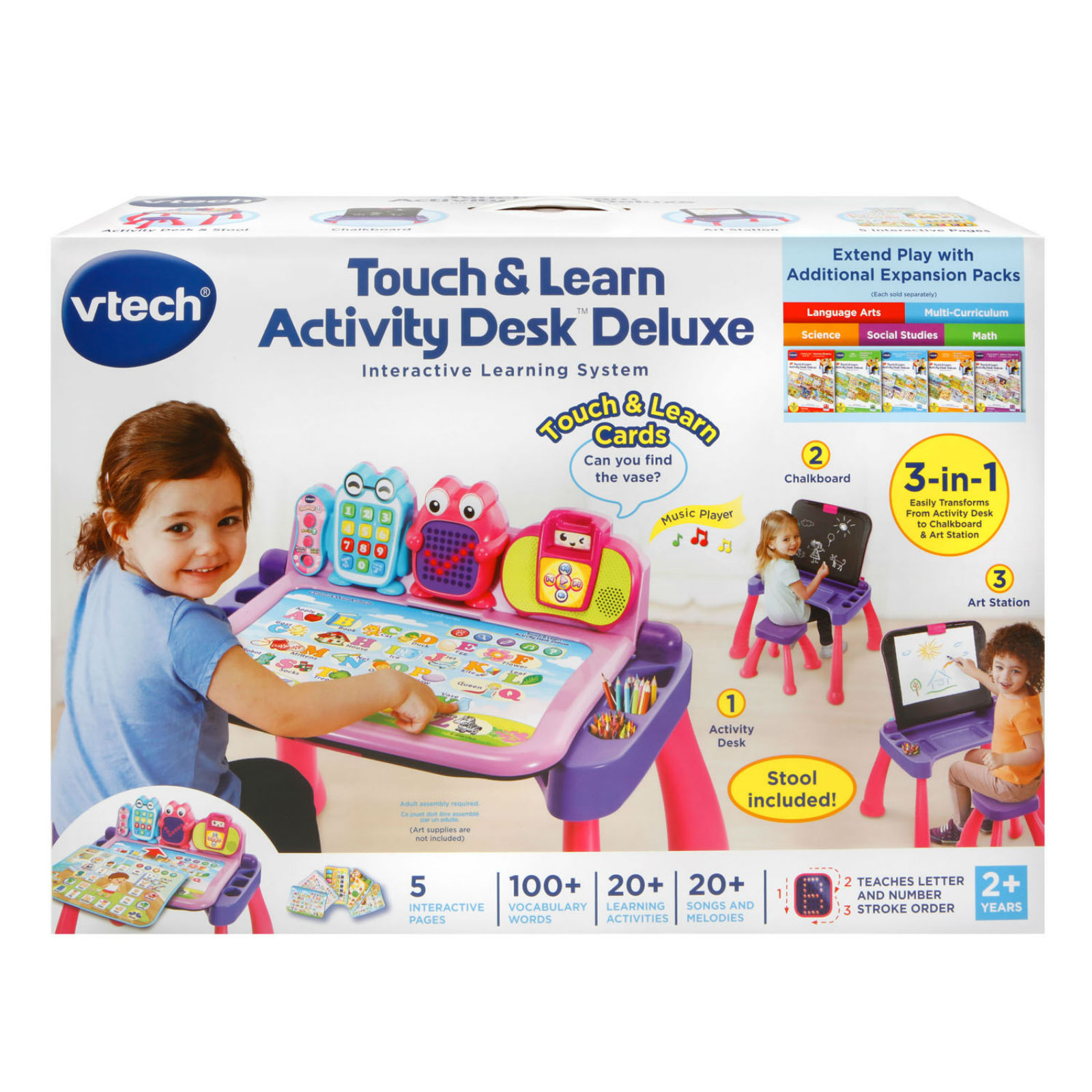 vtech touch and learn pink