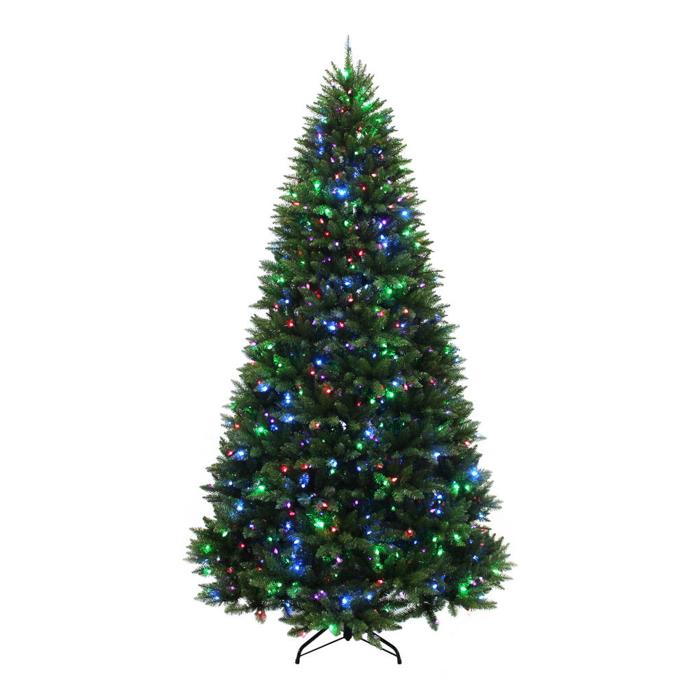 Holiday Showtime 9' Dual Color Laramie Pine Pre-lit Christmas Tree with ...