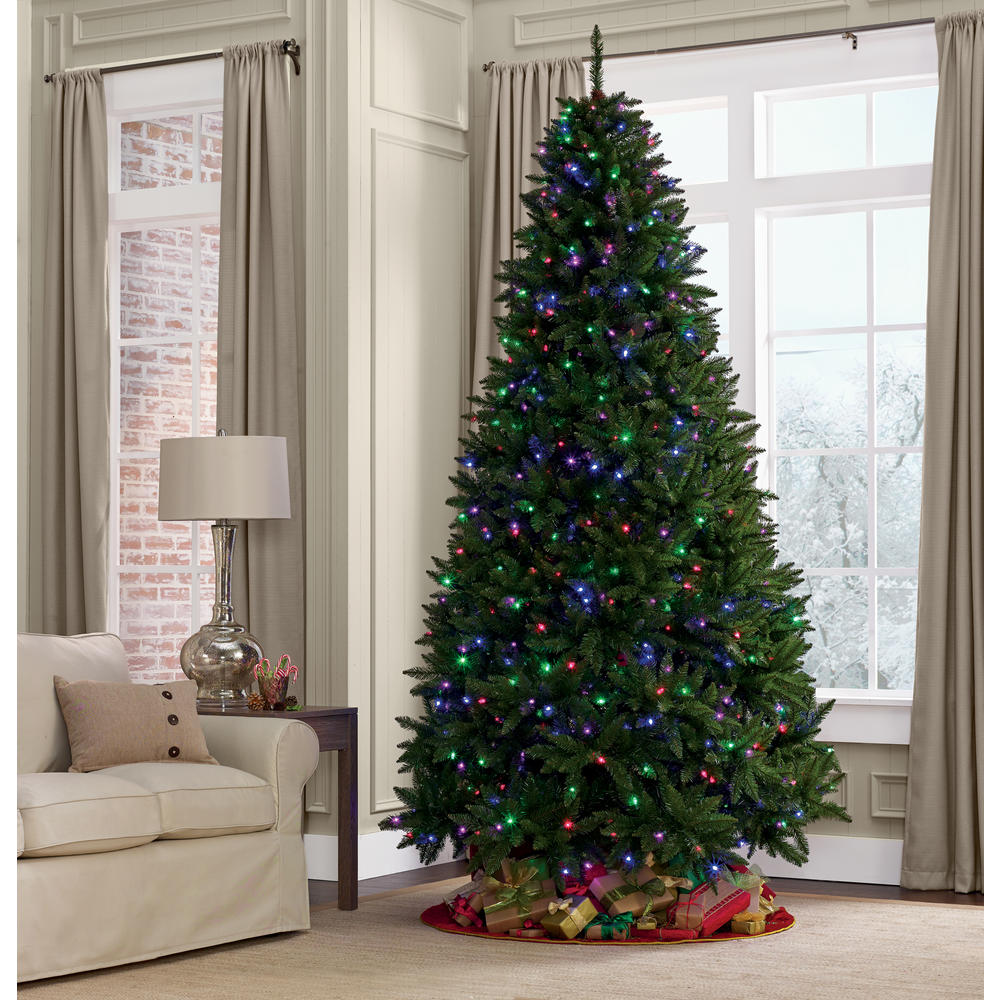 Holiday Showtime 9' Dual Color Laramie Pine Pre-lit Christmas Tree with ...