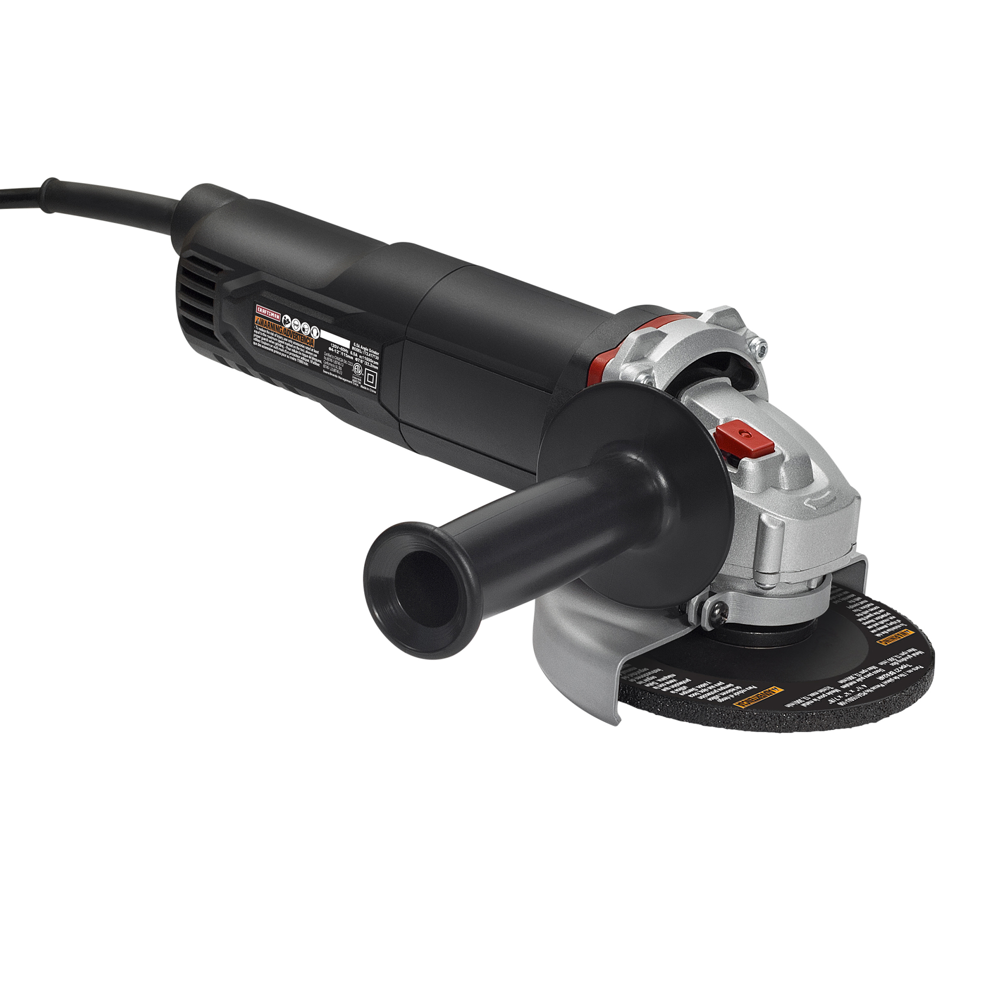 CRAFTSMAN Angle Grinder 6.5 Amps Electric Power Grind Buff Cut Disc