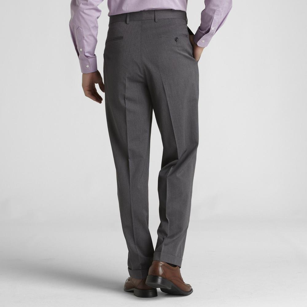 Covington Men's Big & Tall Flat-Front Dress Pants