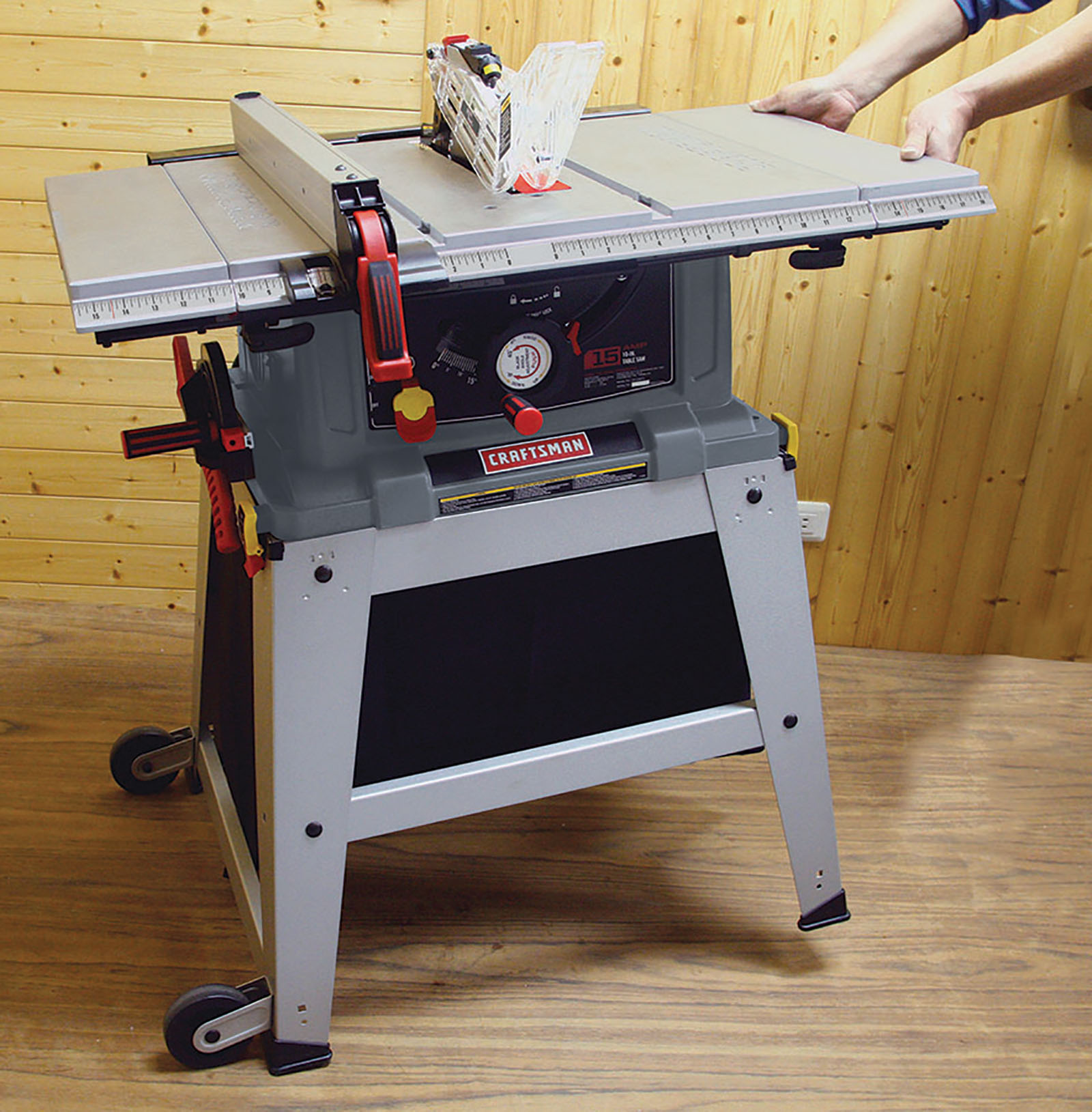 Craftsman Table Saw Laser Trac Precision Speed Clean Cut 15 Amp Motor
