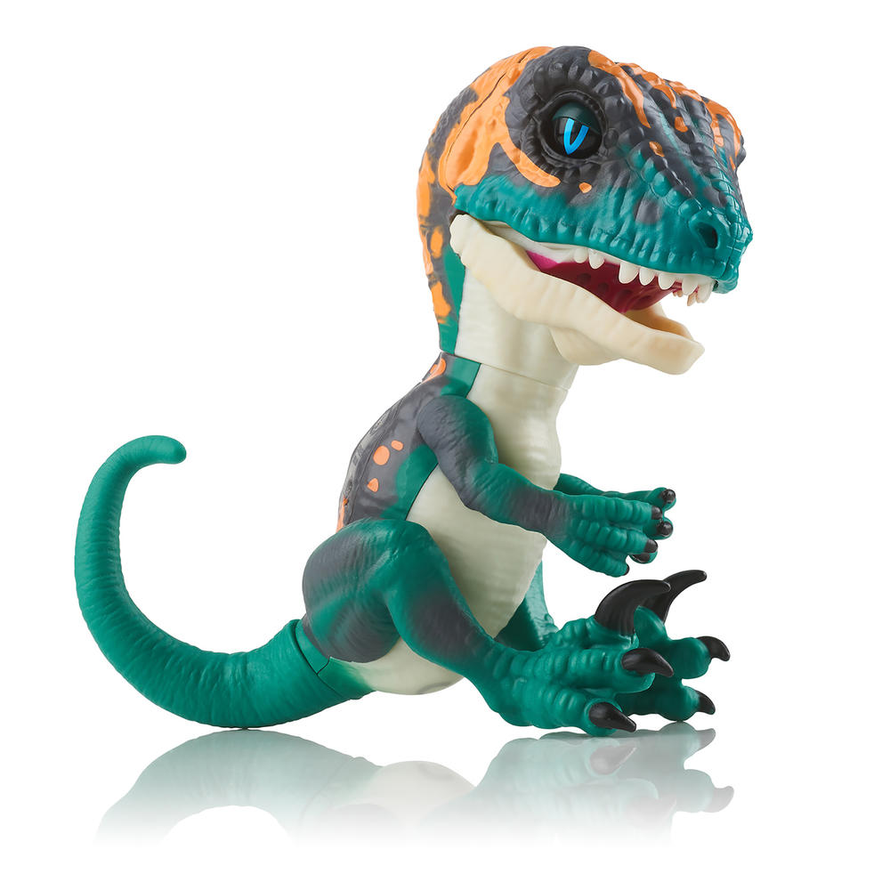 WowWee Fingerlings Untamed Baby Raptor Dinosaur Toy - Blue