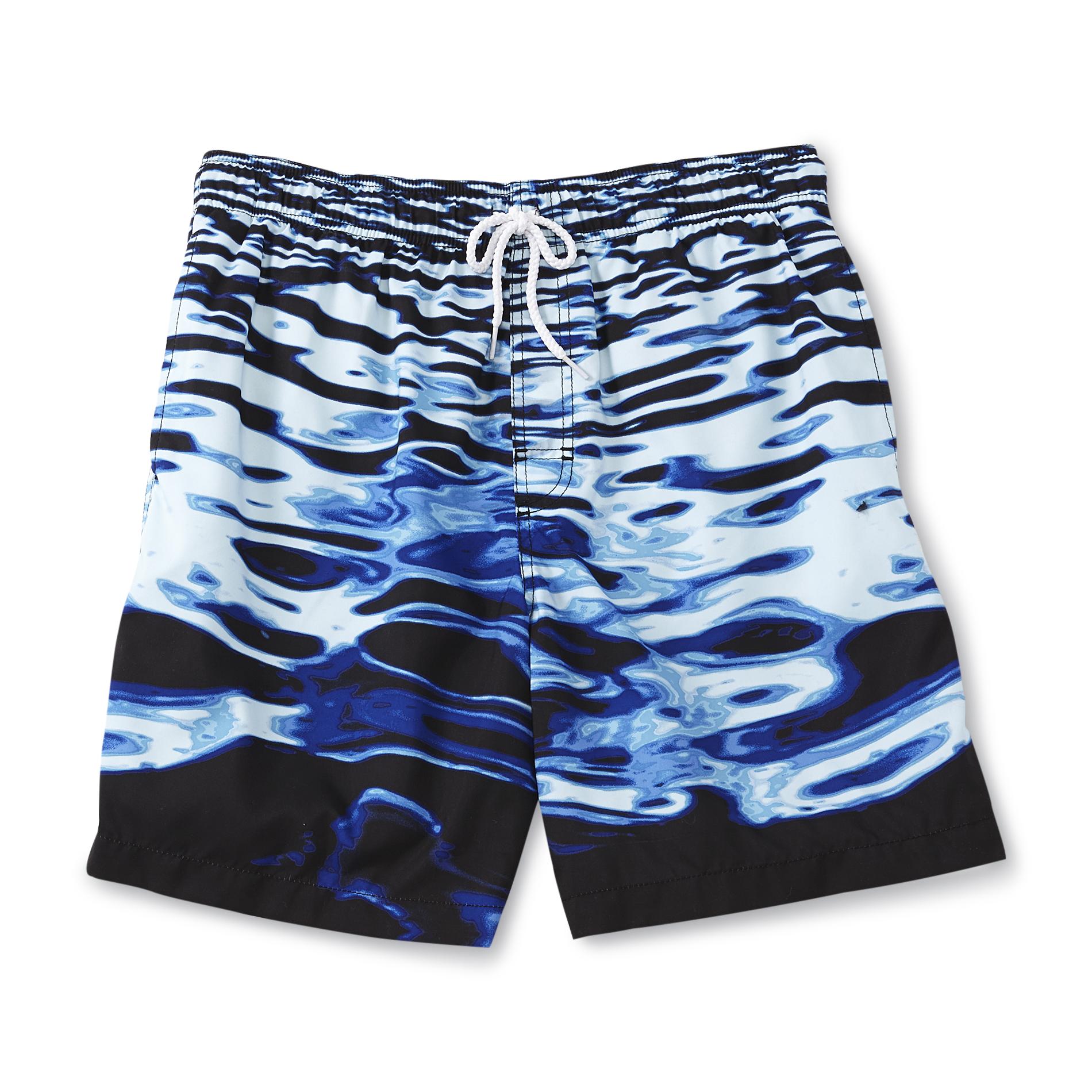 Joe Boxer Men's Swim Trunks - Watercolor Print - Clothing - Men's ...