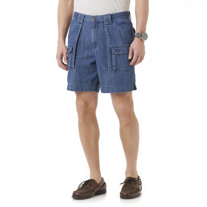 Outdoor Life Men's Denim Cargo Shorts