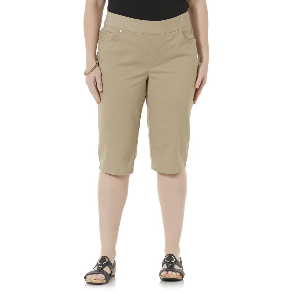 Gloria Vanderbilt Women's Plus Avery Cropped Pants