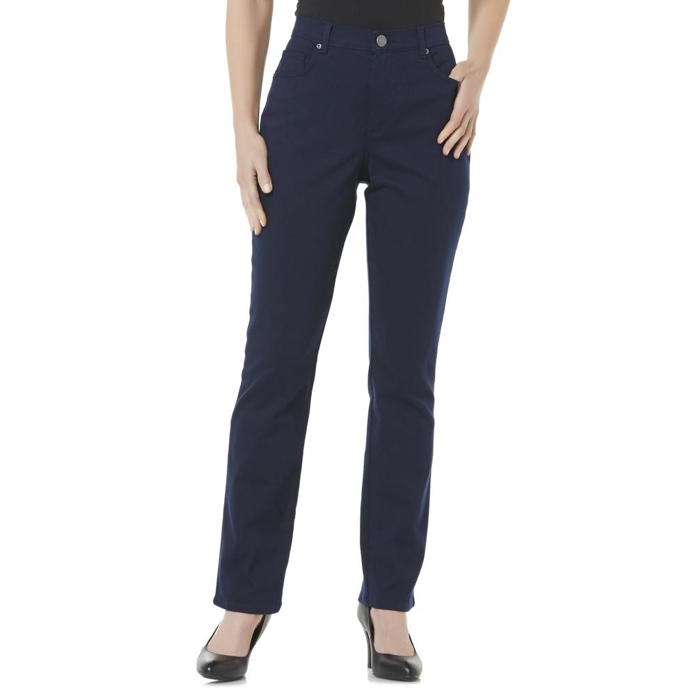 Basic Editions Women's Classic Fit Colored Jeans