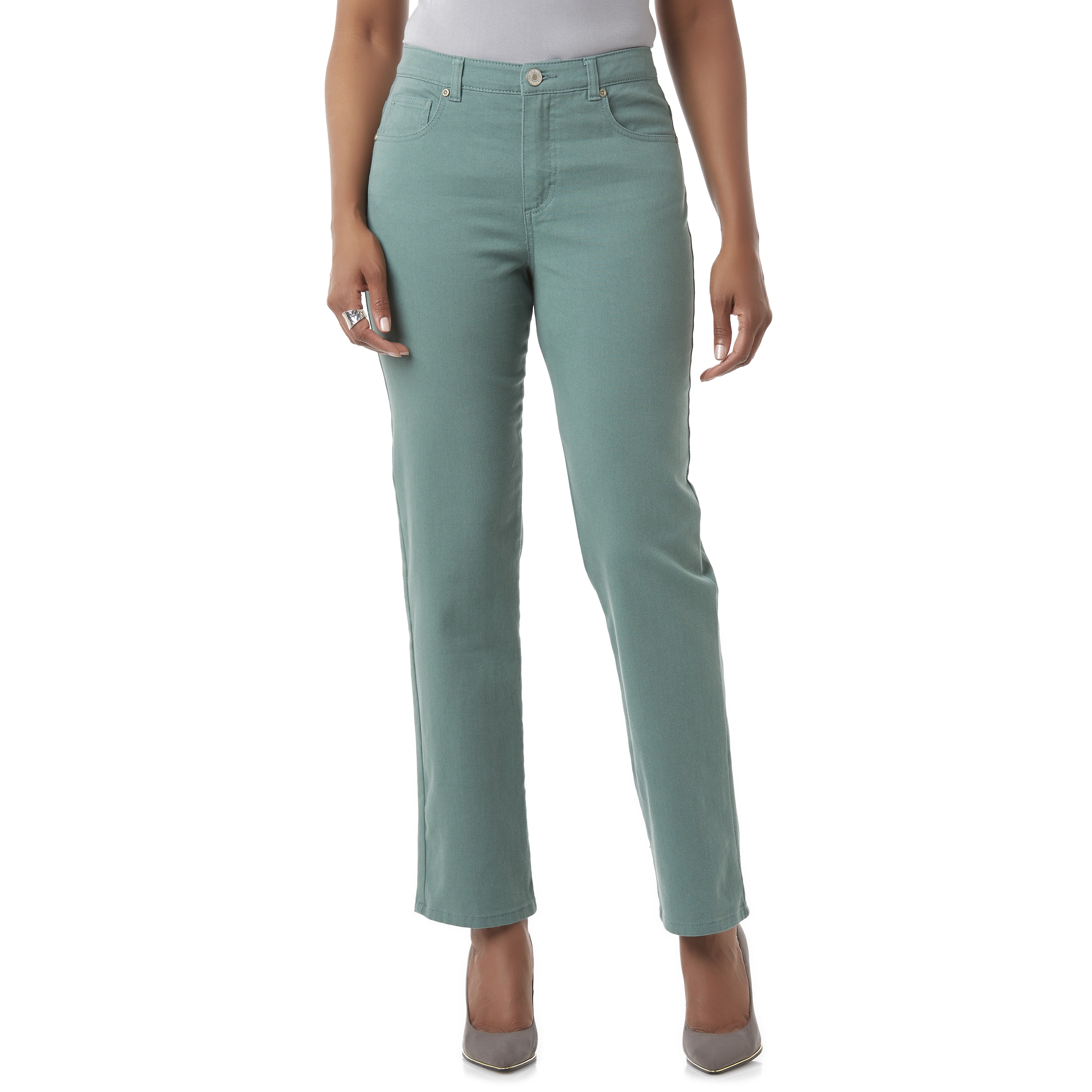 Basic Editions Women's Colored Jeans