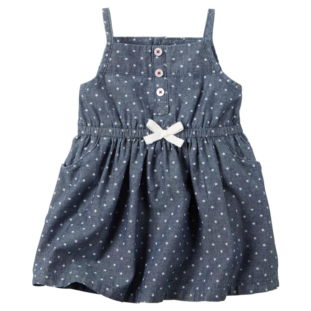 Carter's Newborn & Infant Girl's Dress & Diaper Cover - Polka Dot