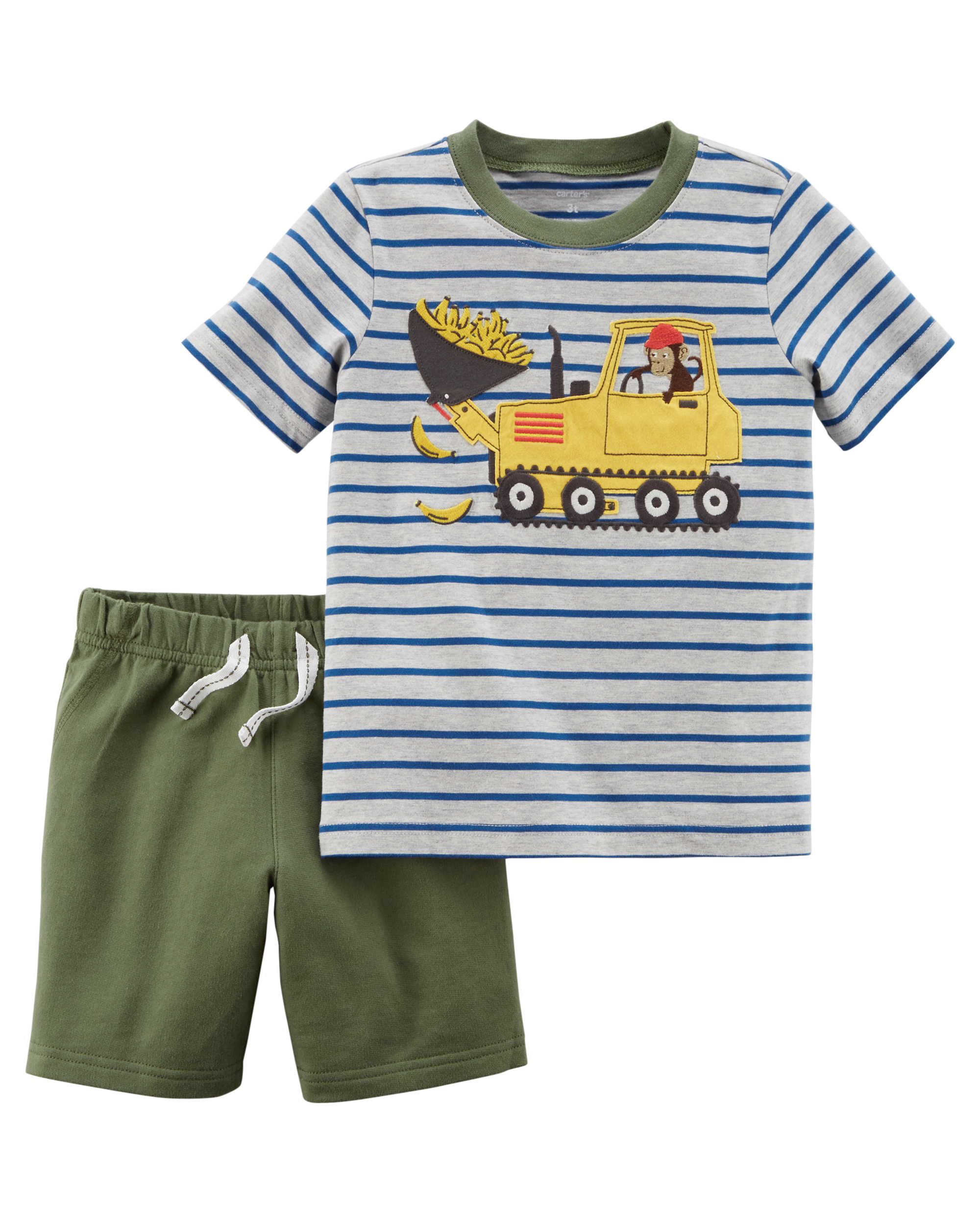 Carter's Infant Boys&#8217; T-Shirt & Shorts Set - Construction