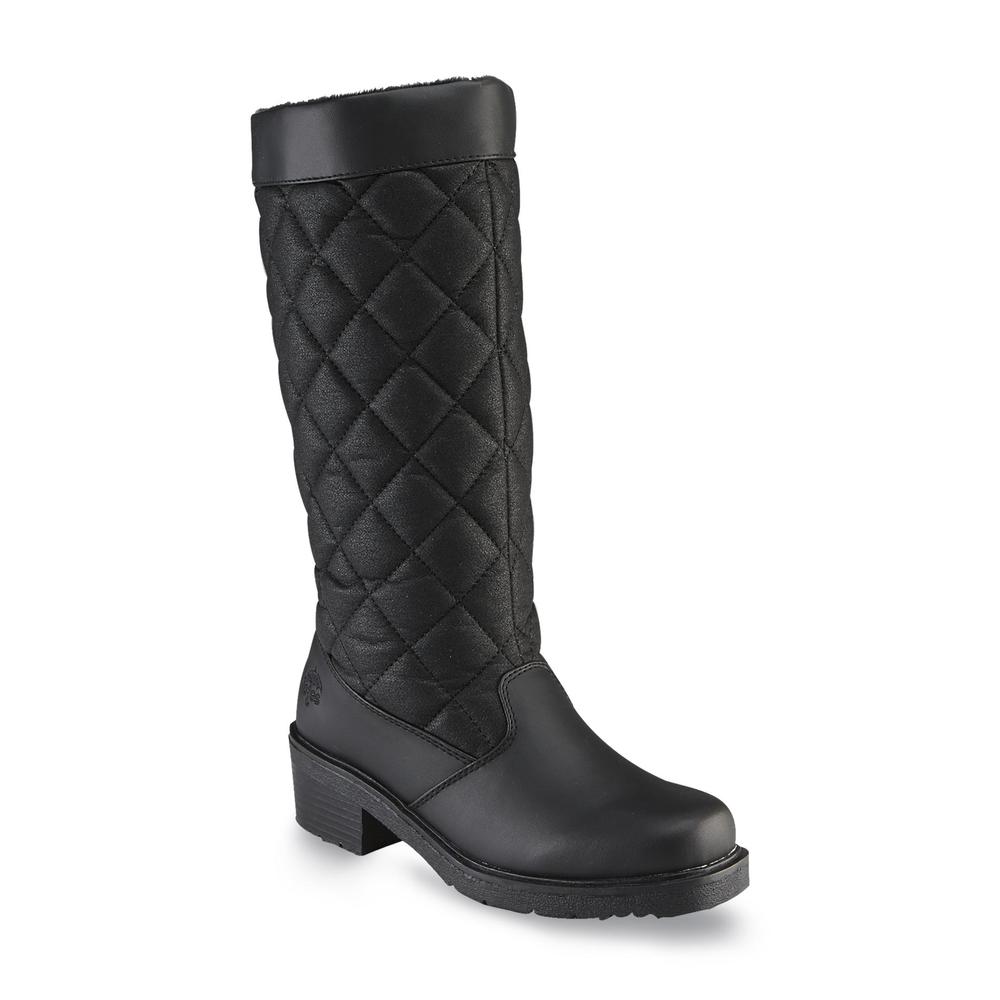 Totes Women's Patricia Waterproof Winter/Weather Boot - Black
