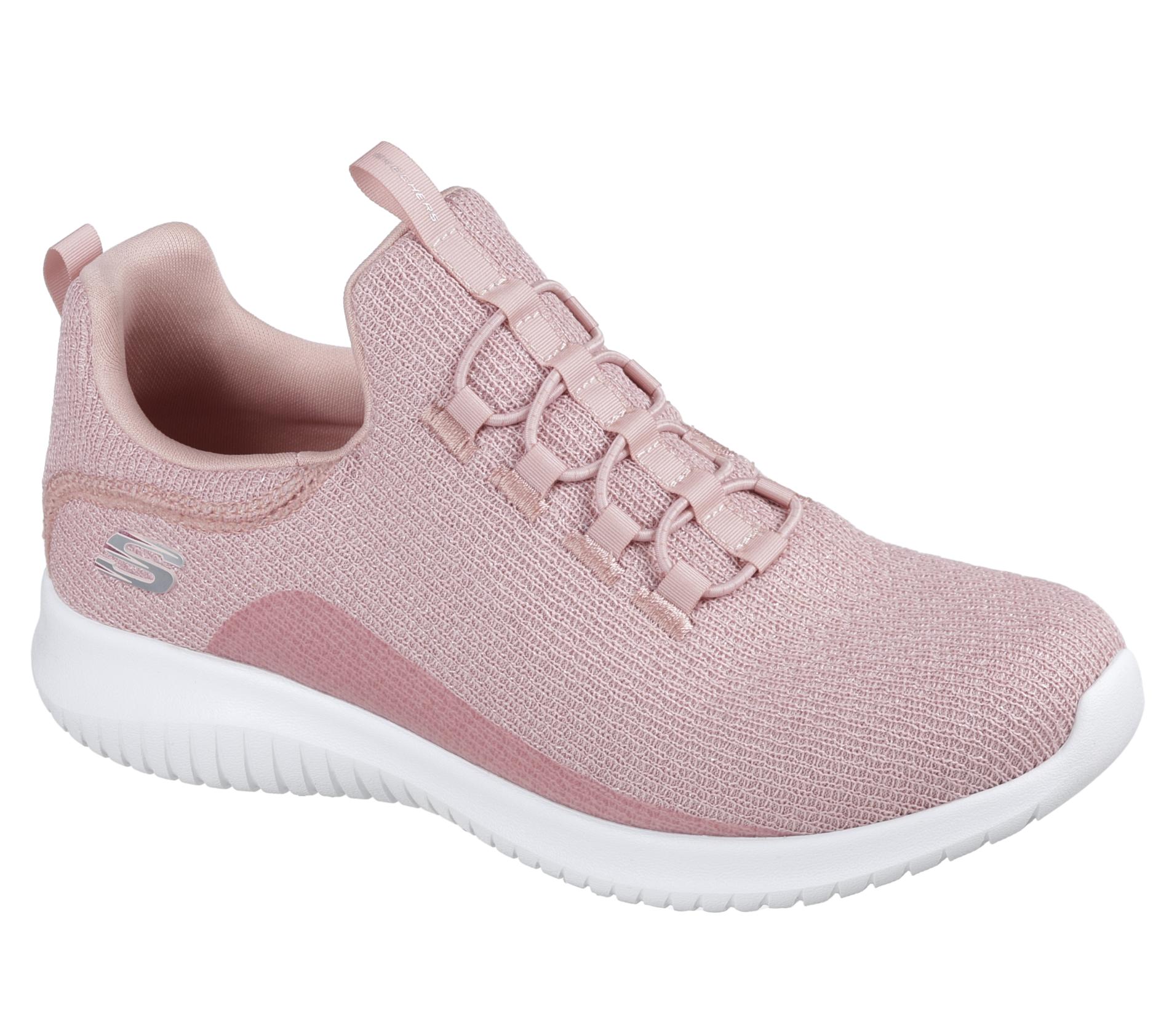 skechers white pink
