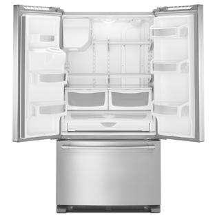Fingerprint resistant stainless steel fridge