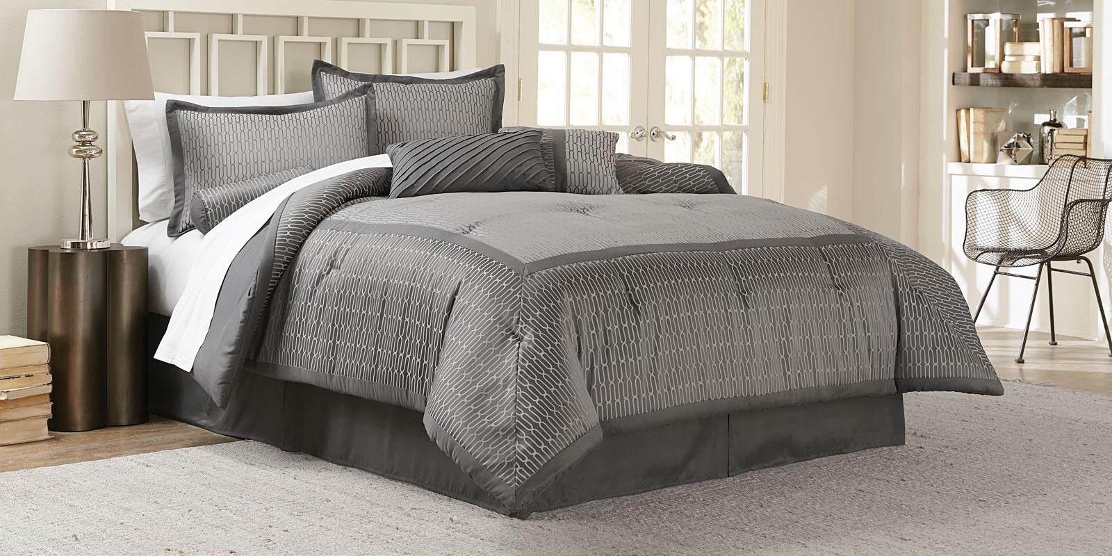Essential Home 7-Piece Comforter Set - Felice | Shop Your ...