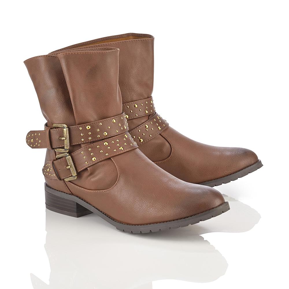 Restricted Women's Bakersfield Brown Strapped Ankle Boot
