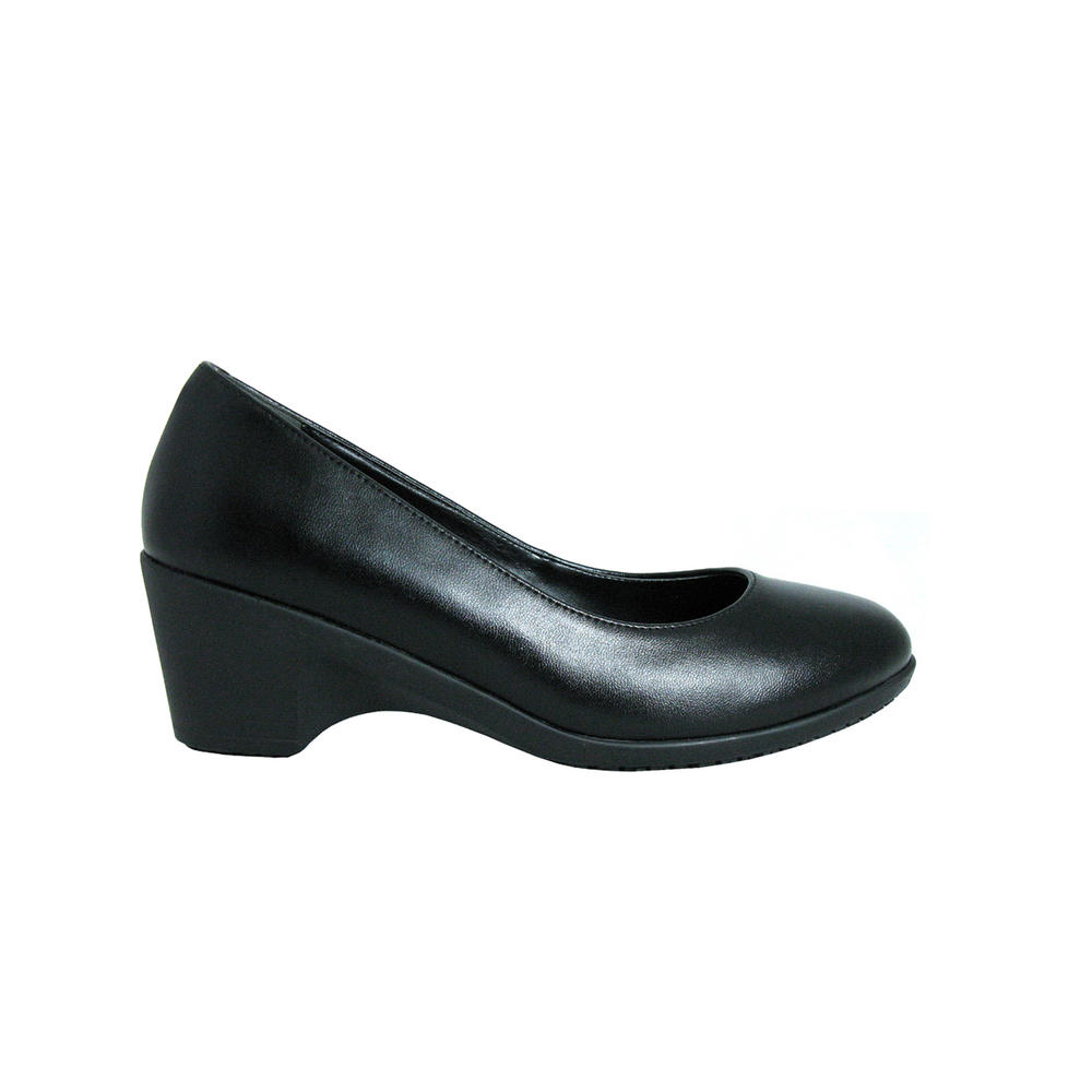 Genuine Grip Women Slip-Resistant Dress Pump Shoes #8400 - Black