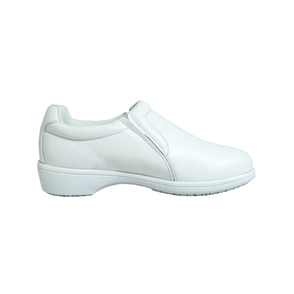 Genuine Grip Women Slip-Resistant Slip on Casual Shoes #415 - White