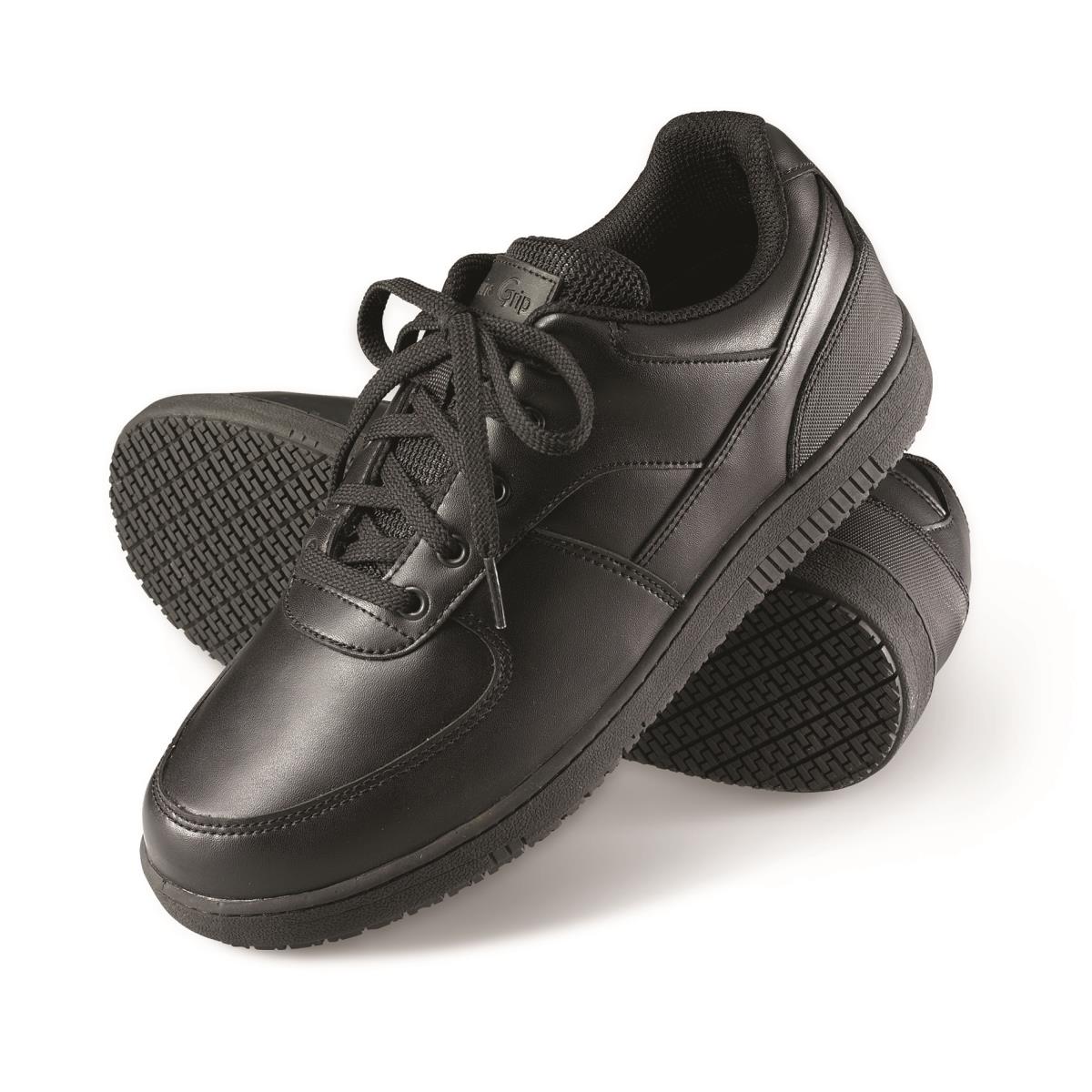 black slip on athletic shoes