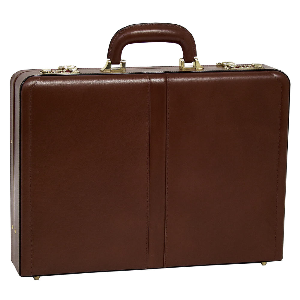 McKlein&reg; Reagan 80444 Brown Leather Attache Case