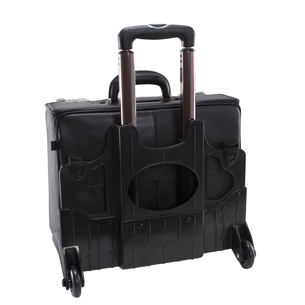 McKlein® Sheridan 84665 Black 17 DetachableWheeled Catalog Case