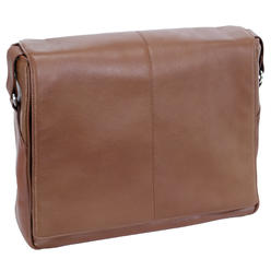 Siamod McKlein 45354 San Francesco Cognac Leather Messenger Bag