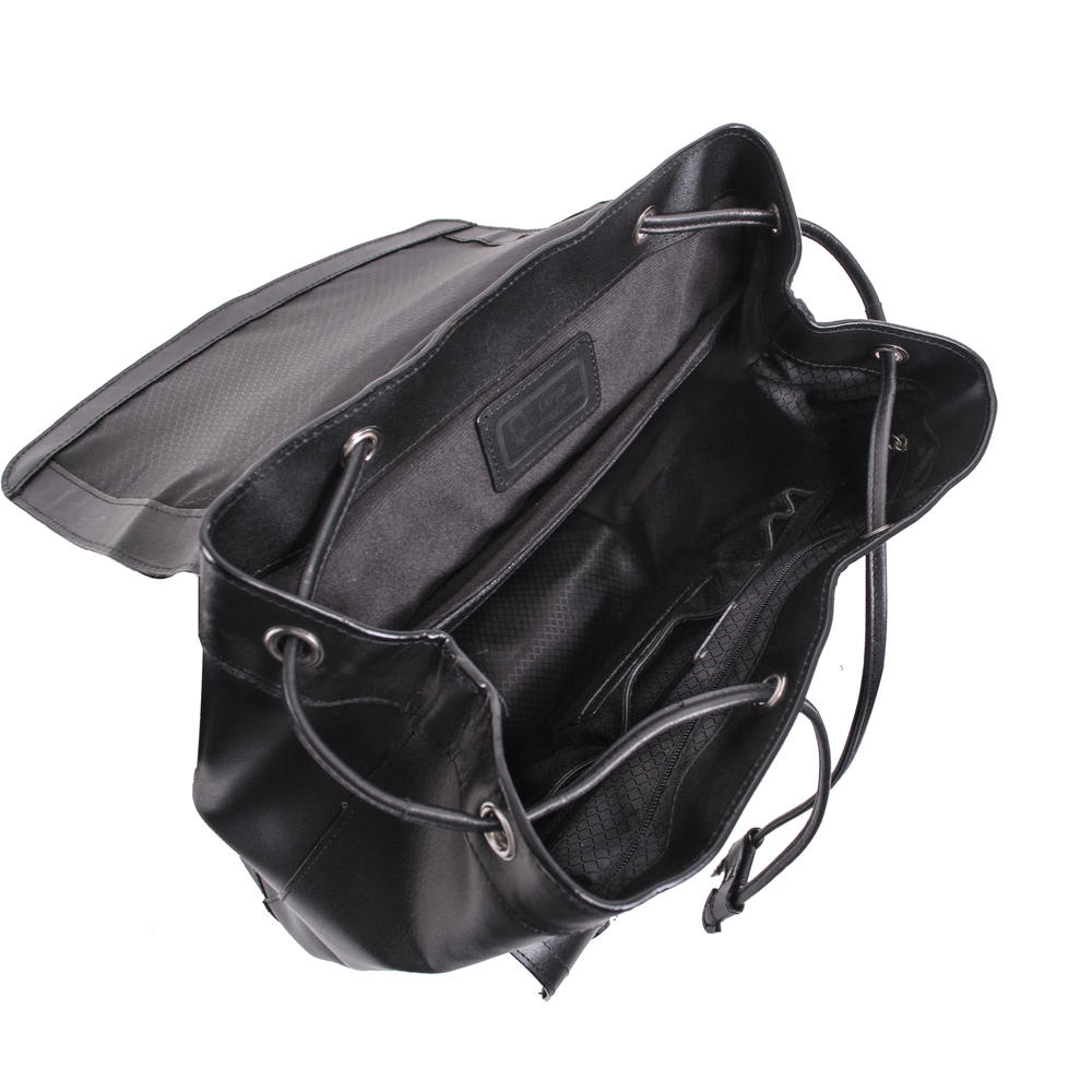 McKlein&reg; McKlein L Series, HAGEN, Top Grain Cowhide Leather, Laptop Backpack, Black (88025)
