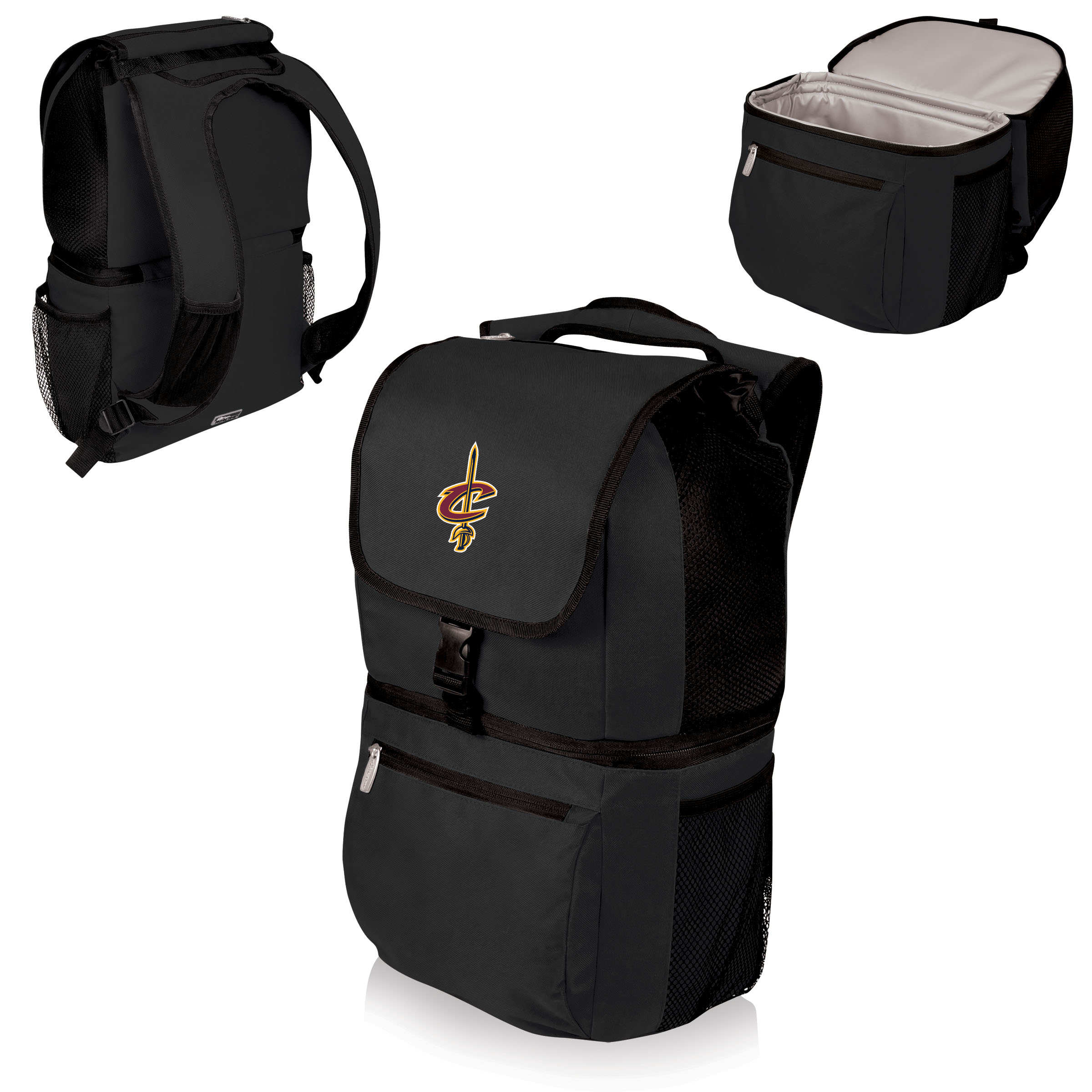 Picnic Time Zuma Backpack Cooler Black (Cleveland Cavaliers) Digital