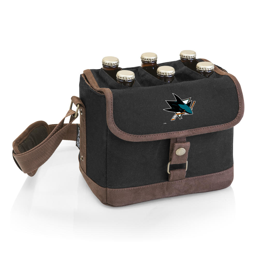 Legacy San Jose Sharks Beer Caddy Cooler Tote with Opener