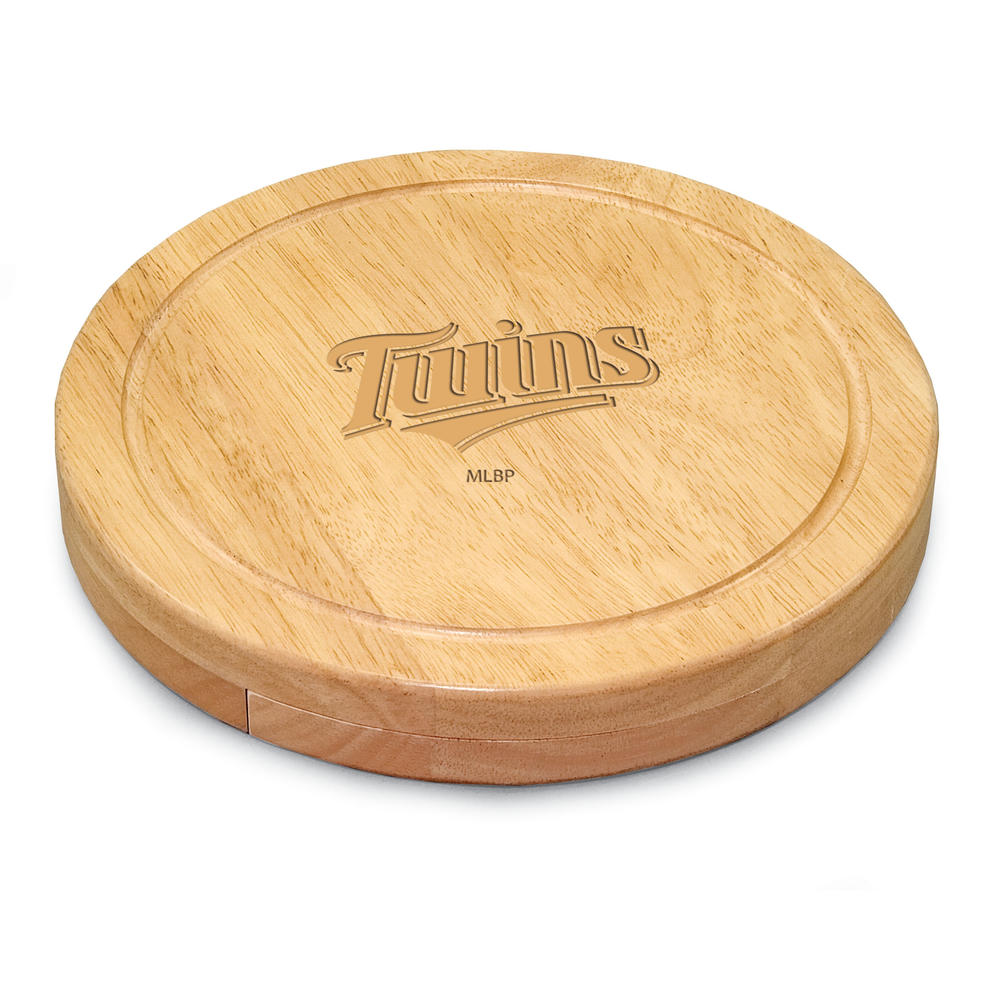 Picnic Time Minnesota Twins Circo Cheese Cutting Board & Tools Set