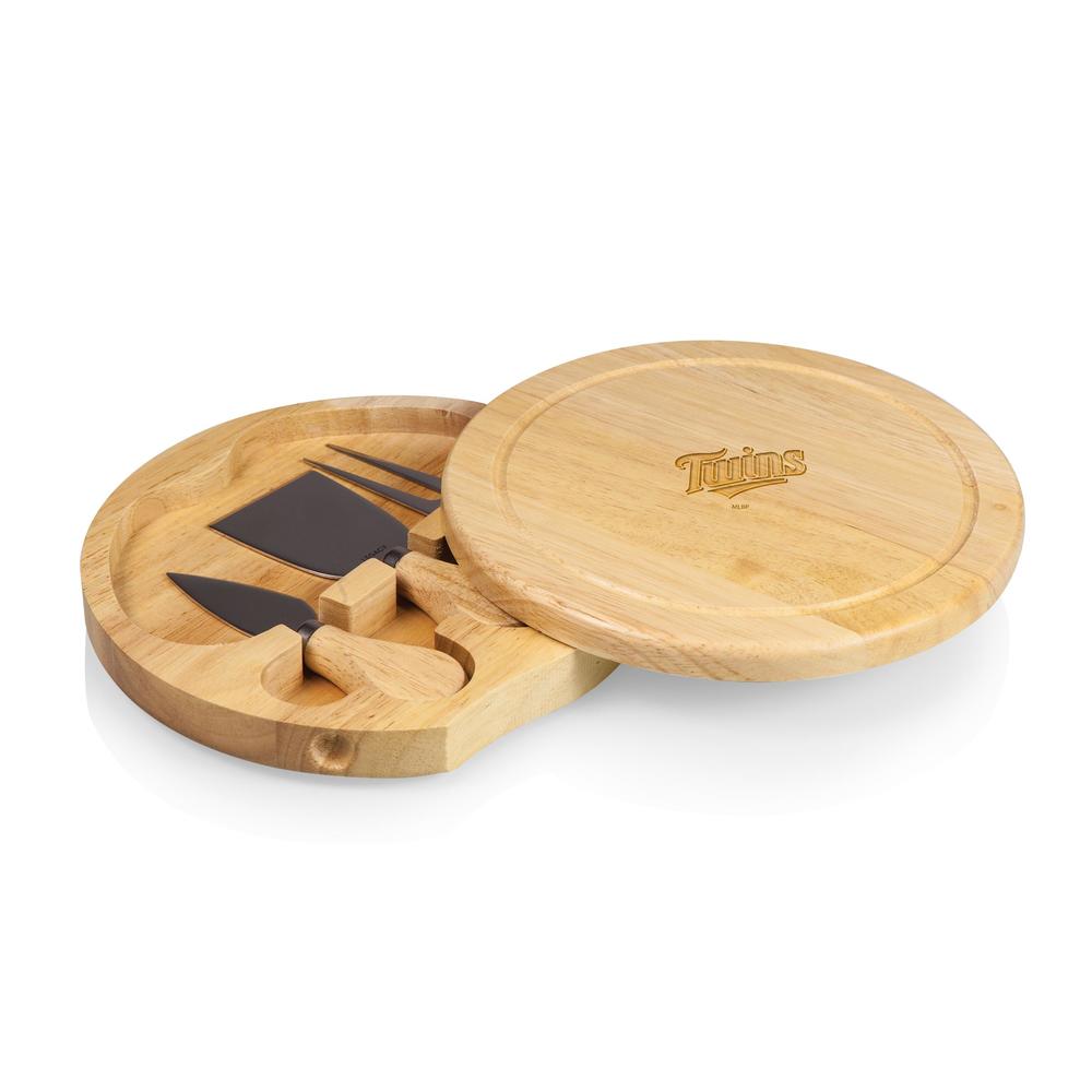 Picnic Time Minnesota Twins Brie Cheese Cutting Board & Tools Set