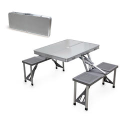 Picnic Time ONIVA - a Picnic Time Brand Portable Folding Table with Aluminum Frame