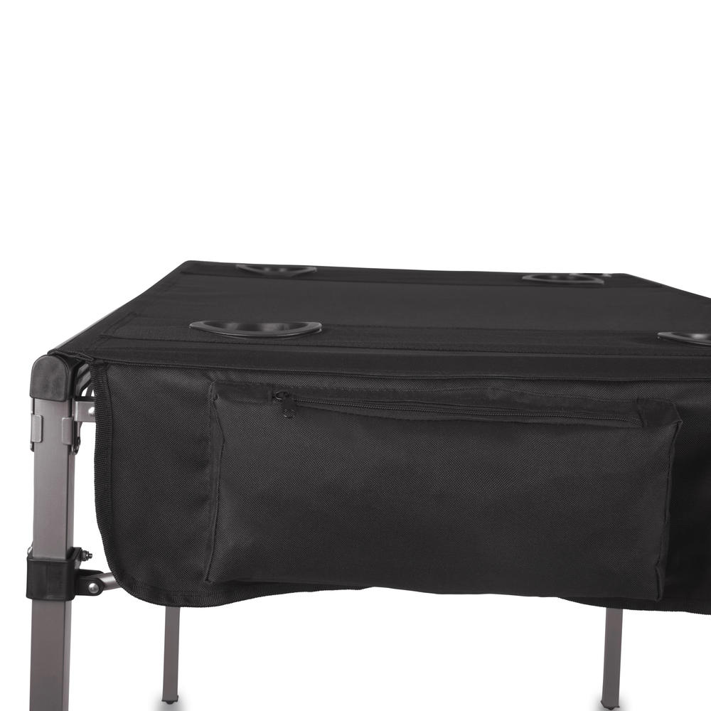 Picnic Time Travel Table Portable Folding Table - Black