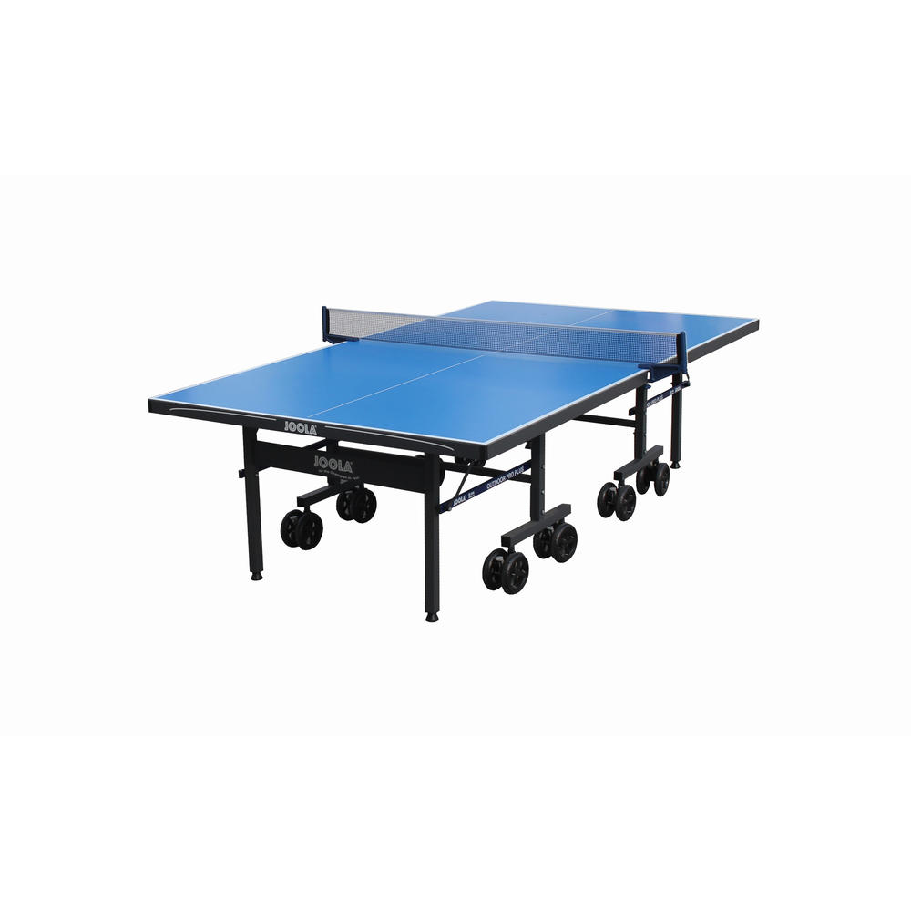 JOOLA OUTDOOR PRO PLUS Table Tennis 2Piece Table (Blue)