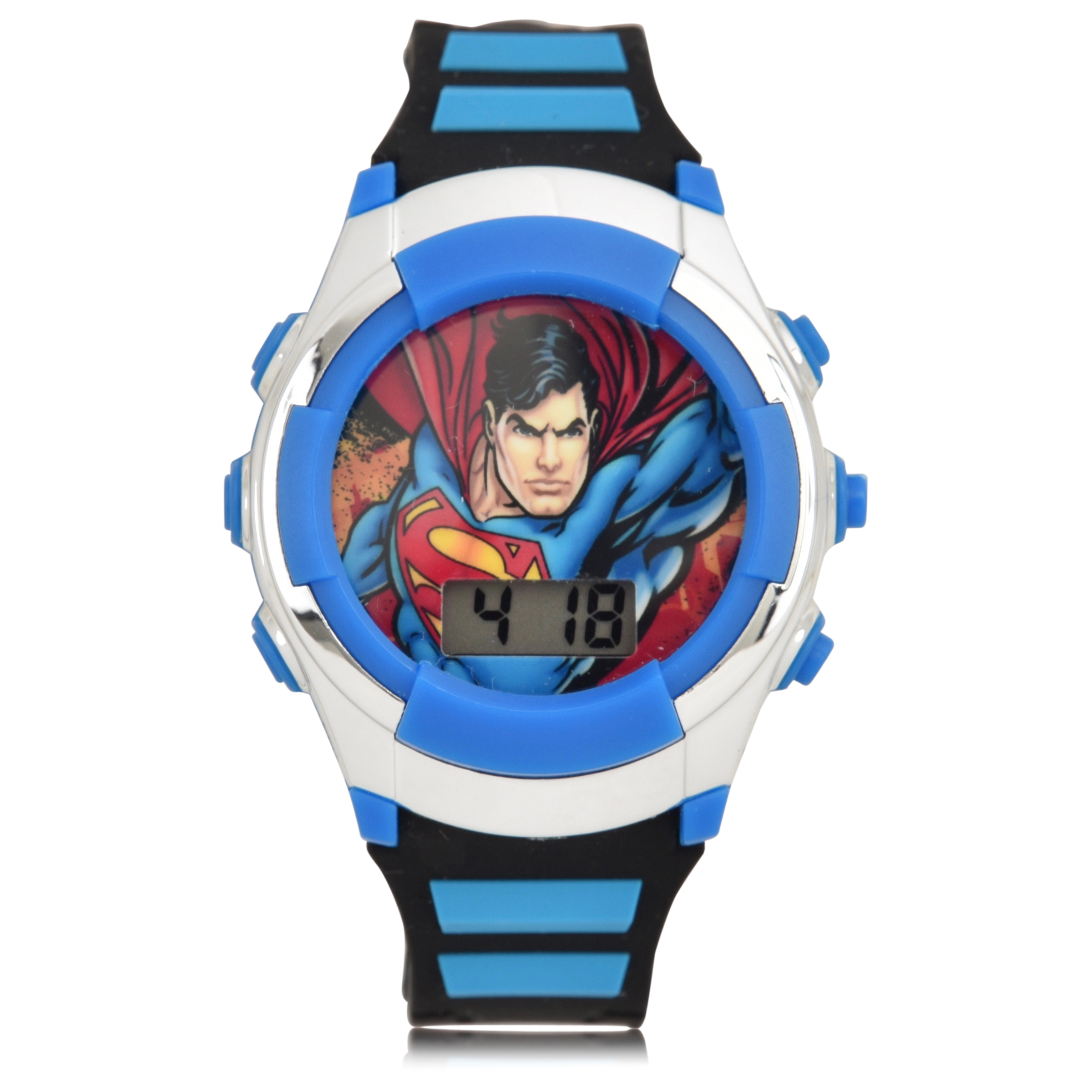 Marvel Superman Light Up LCD Watch