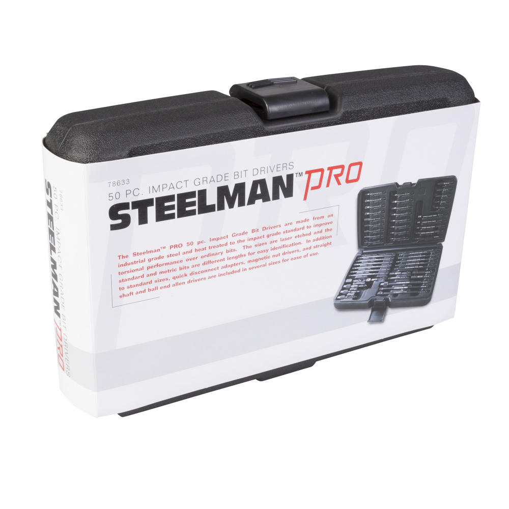 Steelman Pro 50-Piece Impact Driver Bit Set