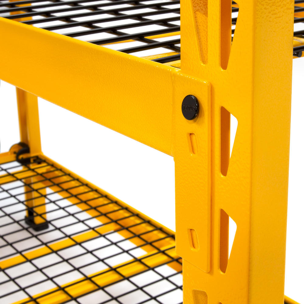 DeWalt DXST4500-W 4-Foot Tall/3 Shelf Steel Wire Deck Industrial Storage Rack