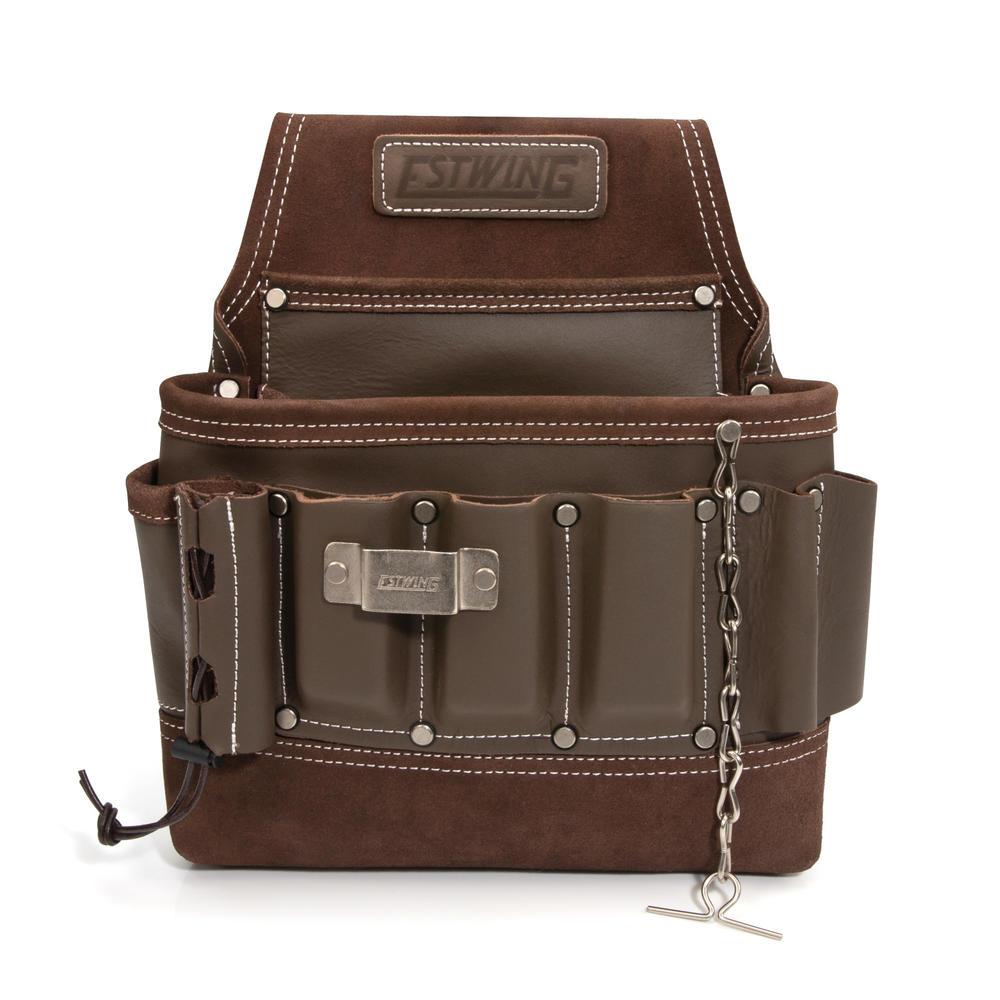 Estwing 8-Pocket Leather Electrician's Tool Pouch