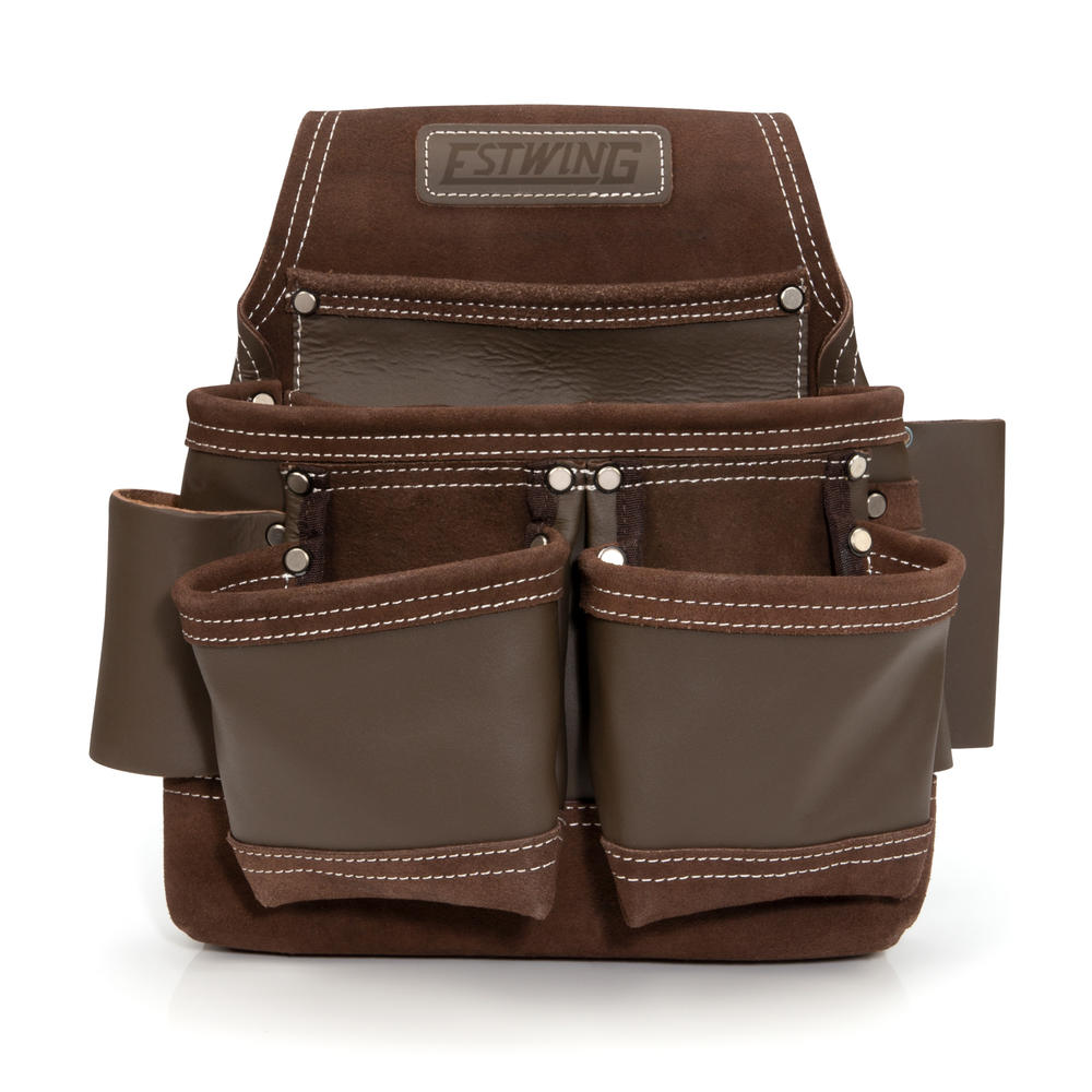 Estwing 9-Pocket Full Leather Framer's Pouch