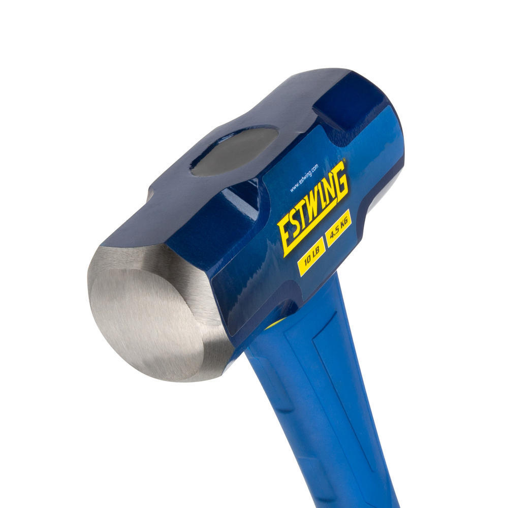 Estwing 10 lb. Hard Face Sledge Hammer, 36 in. Fiberglass Handle