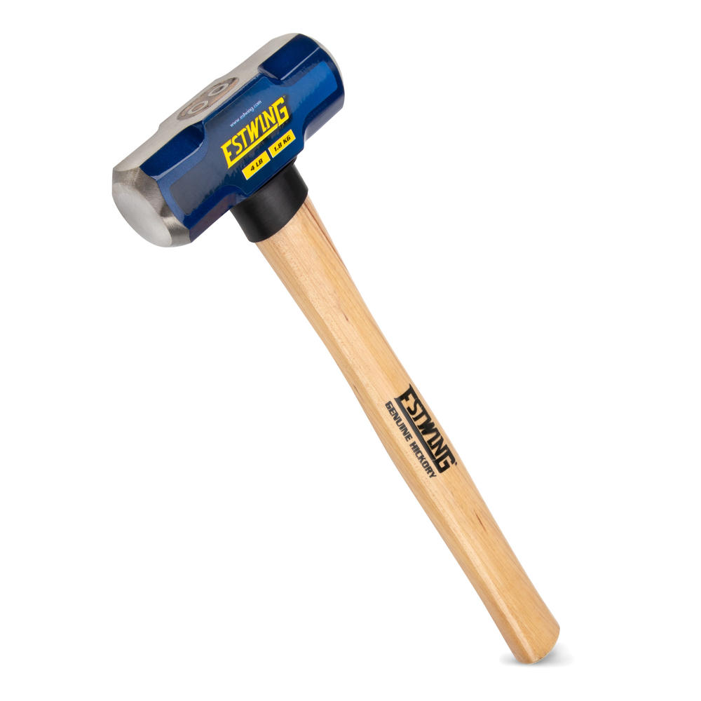 Estwing 4 lb. Hard Face Sledge Hammer, 16 in. Hickory Handle