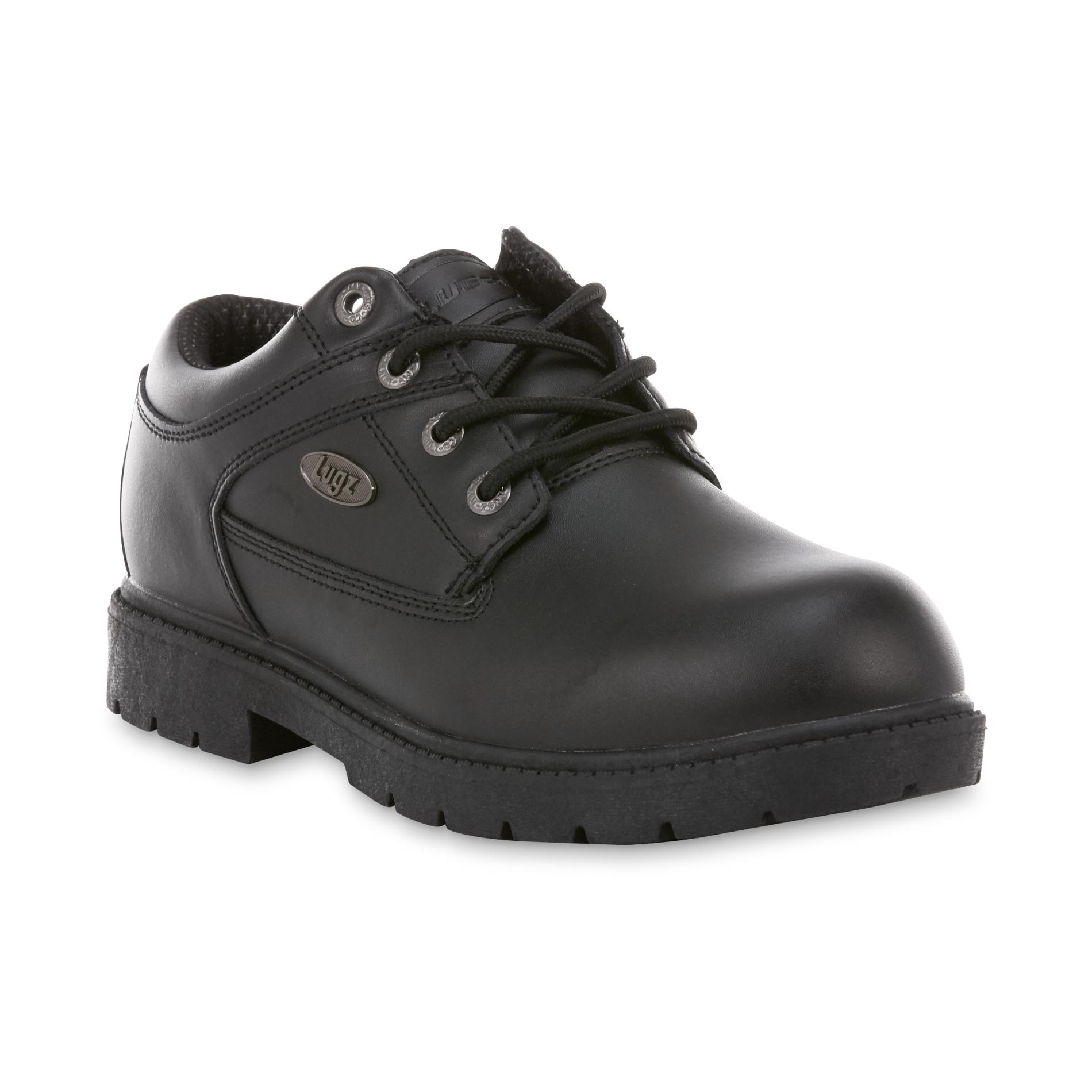 Lugz Men's Savoy Slip-Resistant Leather Oxford - Black